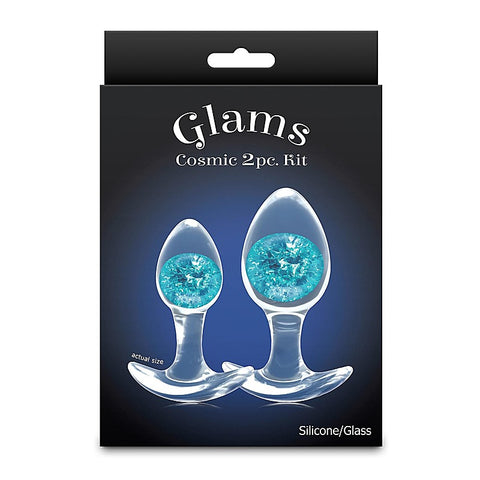 NS Novelties Glams Cosmic Butt Plugs Set of 2 Sizes - Butt Plugs