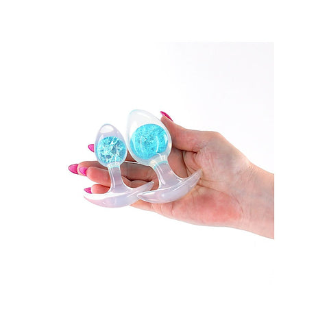 NS Novelties Glams Cosmic Butt Plugs Set of 2 Sizes - Butt Plugs