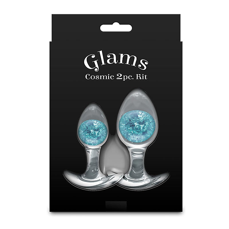 NS Novelties Glams Cosmic Butt Plugs Set of 2 Sizes - Butt Plugs