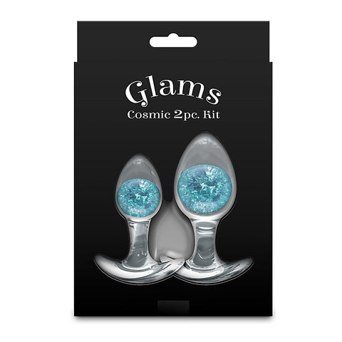 NS Novelties Glams Cosmic Butt Plugs Set of 2 Sizes - Butt Plugs