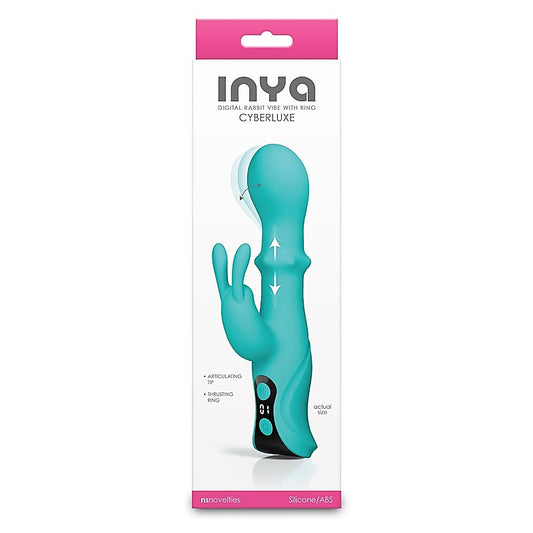 NS Novelties INYA Cyberluxe Rechargeable Rabbit Vibrator - Rabbit Vibrators