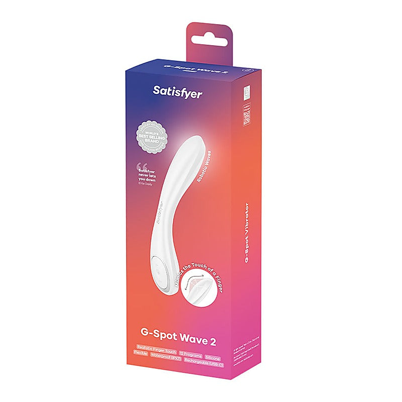 Satisfyer G-Spot Wave 2 Rechargeable Flicking Tip Vibrator - G-Spot Vibrators