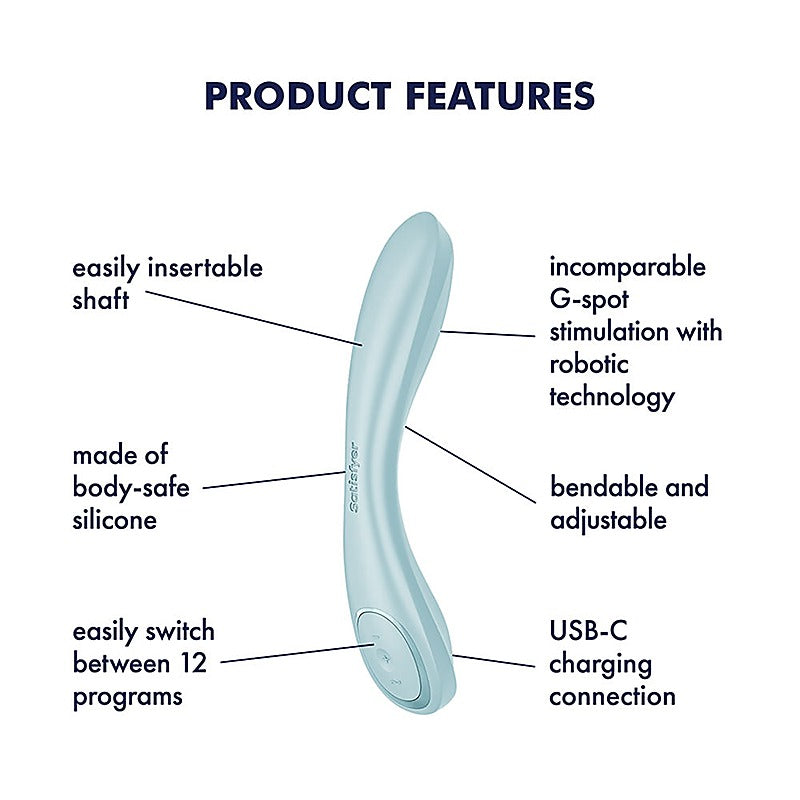 Satisfyer G-Spot Wave 2 Rechargeable Flicking Tip Vibrator - G-Spot Vibrators
