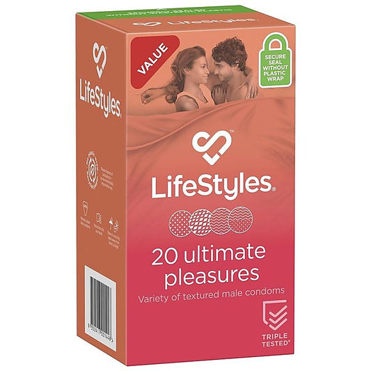 LifeStyles ULTIMATE Pleasures Condoms 20s - Condoms