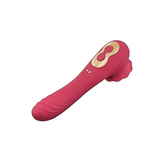 Xgen Secret Kisses ROSEGASM ROSE QUAKE Tapping Vibrator