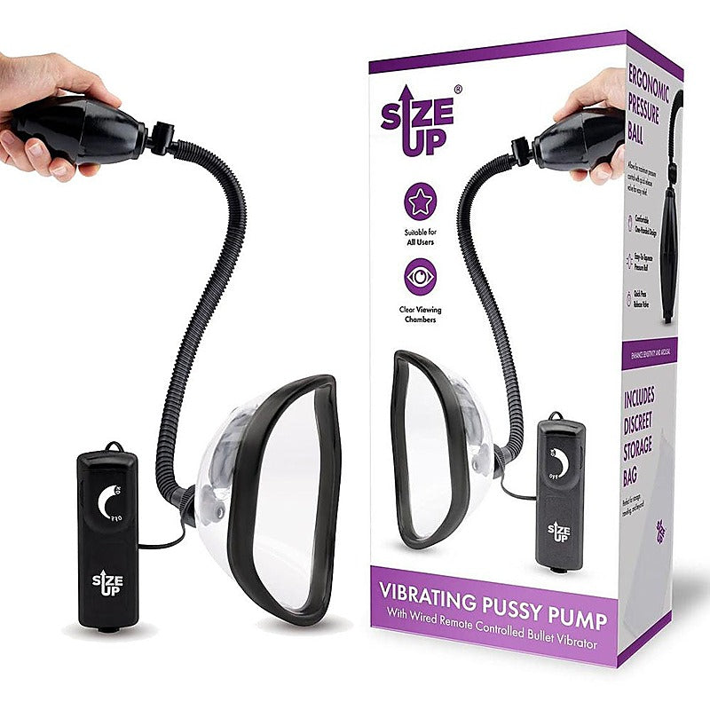 Xgen Size Up Womens Vibrating Vagina Pump - Pussy And Clit Toys