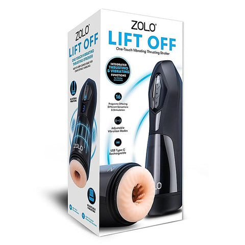 Zolo Lift Off Vibrating and Thrusting Auto Stroker - Masturbators and Strokers