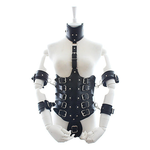 Ultimate Lockdown Leather Cincher by BDStyle - Cuffs And Restraints