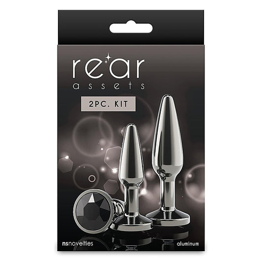 NS Novelties Rear Assets Tapered Trainer Metal Butt Plugs Set - Butt Plugs