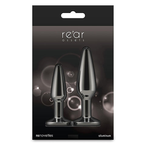 Rear Assets Tapered Trainer Metal Butt Plugs Set - Butt Plugs