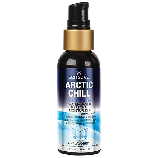 Sensuva Arctic Chill Cooling Personal Moisturizer 2oz - Water Based Lubes