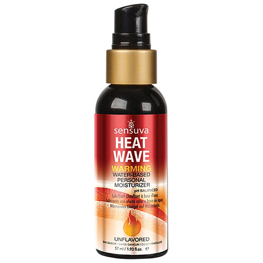 Sensuva Heat Wave Warming Personal Moisturizer 2oz - Water Based Lubes