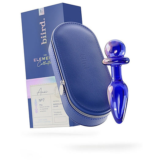 Biird Anii Medium Size Borosilicate Glass Anal Plug - Glass Sex Toys