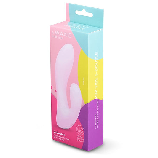 Le Wand Mini Vibe G-Double Clitoral and G Spot Vibrator - Rabbit Vibrators
