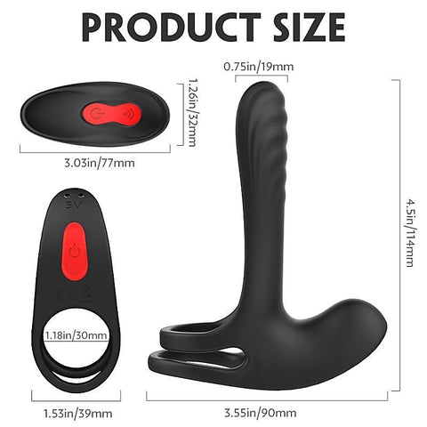 Frank Remote Control Vibrating Penis Shaft by S-Hande - Sex Toys For Couples