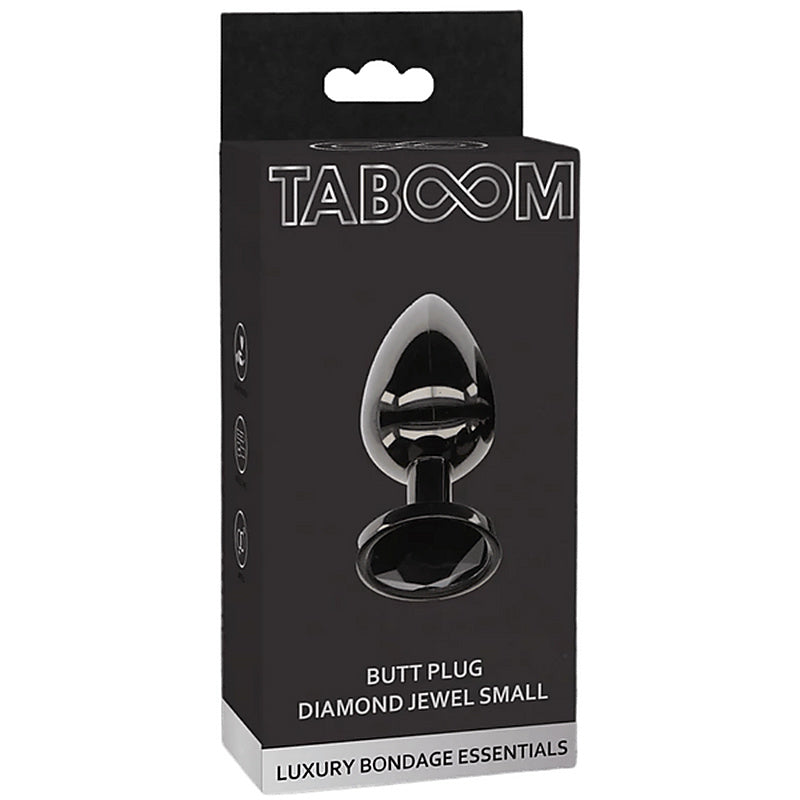 Butt Plug With Diamond Jewel Small by Scala - Butt Plugs