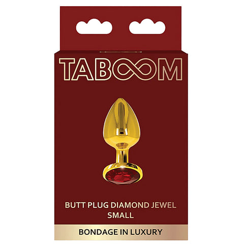 Butt Plug With Diamond Jewel Small by Scala - Butt Plugs