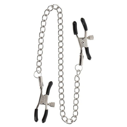 Scala Adjustable Nipple Clamps With Chain - Nipple and Clit Clamps