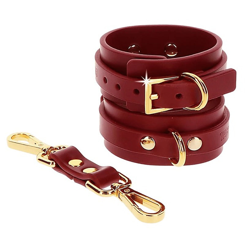 Taboom D-Ring Collar and Wrist Cuffs by Scala - Cuffs And Restraints