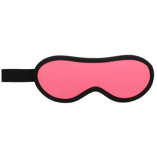 Scala Glow In The Dark Leather Blindfold - Masks And Blindfolds