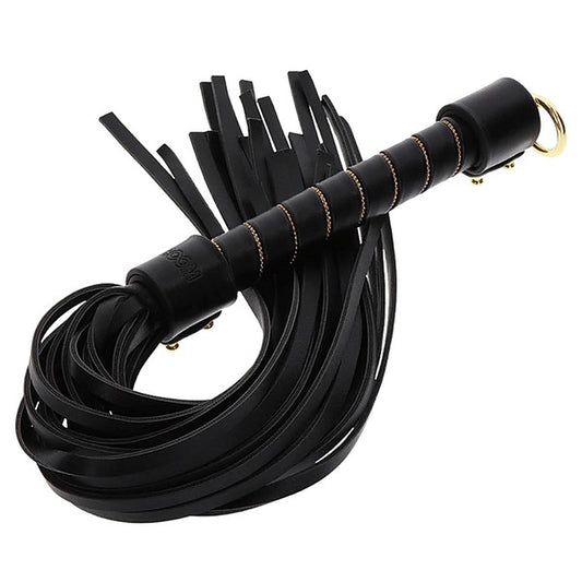 Scala Taboom Vegan PU Leather Studded Whip - Whips And Crops
