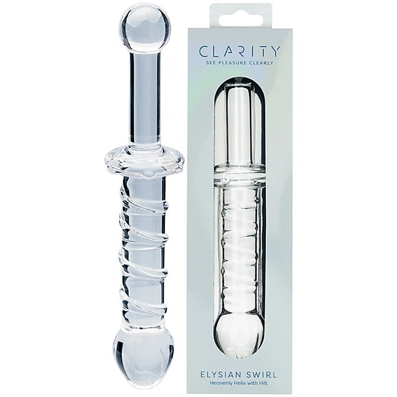 Creative Conceptions Elysian Swirl Handblown Glass Dildo - Glass Sex Toys