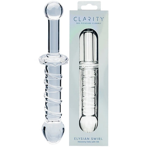Creative Conceptions Elysian Swirl Handblown Glass Dildo - Glass Sex Toys