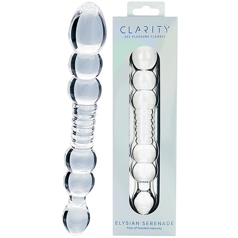Creative Cocneptions 7.5 Inch Elysian Serenade Glass Dildo - Glass Sex Toys