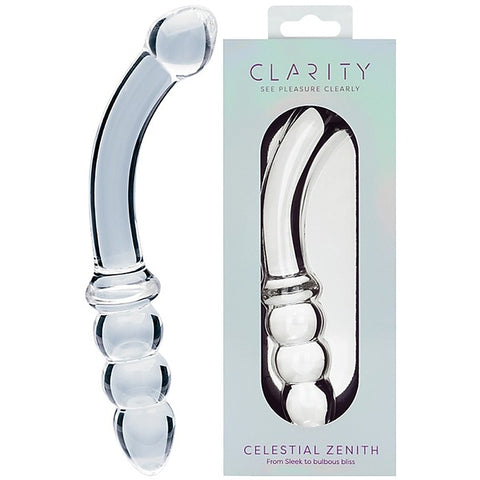 Creative Conceptions Dual Ender Celestial Zenith Glass Dildo - Glass Sex Toys