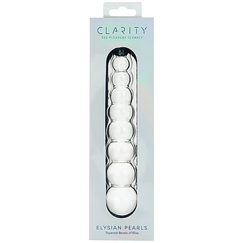 Creative Conceptions Elysian Pearls G-Spot Glass Dildo - Glass Sex Toys