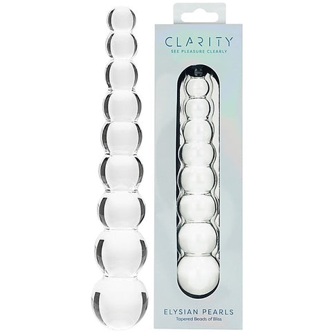 Creative Conceptions Elysian Pearls G-Spot Glass Dildo - Glass Sex Toys