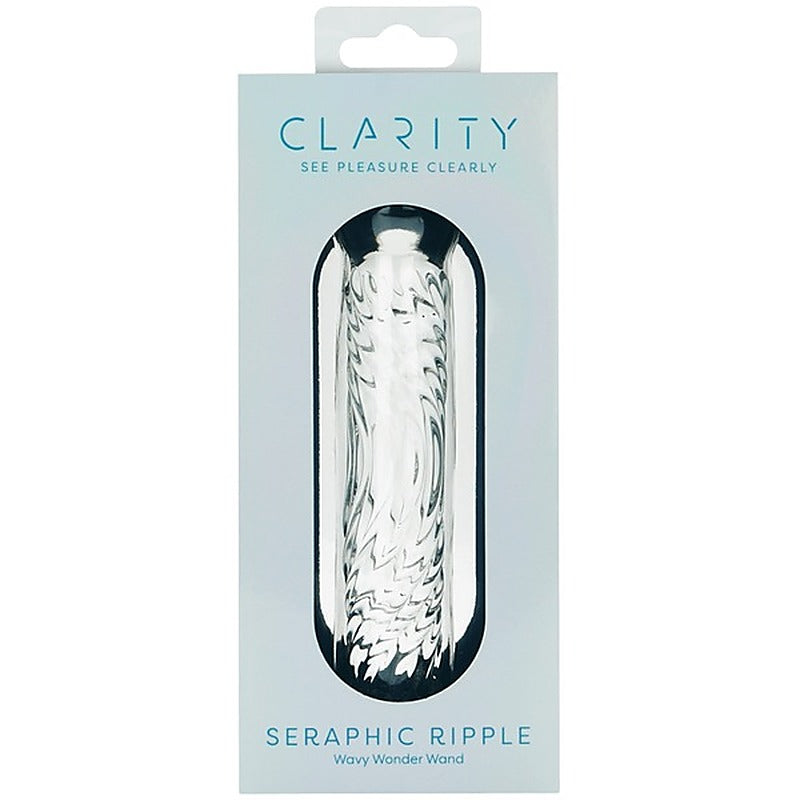 Creative Conceptions Seraphic Ripple Borosilicate Glass Dildo - Glass Sex Toys