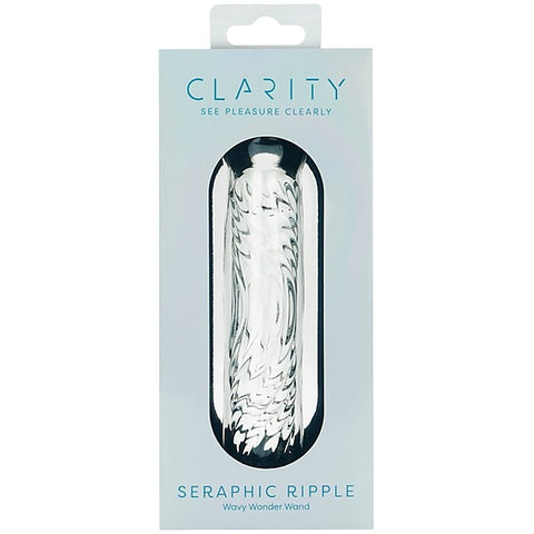 Creative Conceptions Seraphic Ripple Borosilicate Glass Dildo - Glass Sex Toys