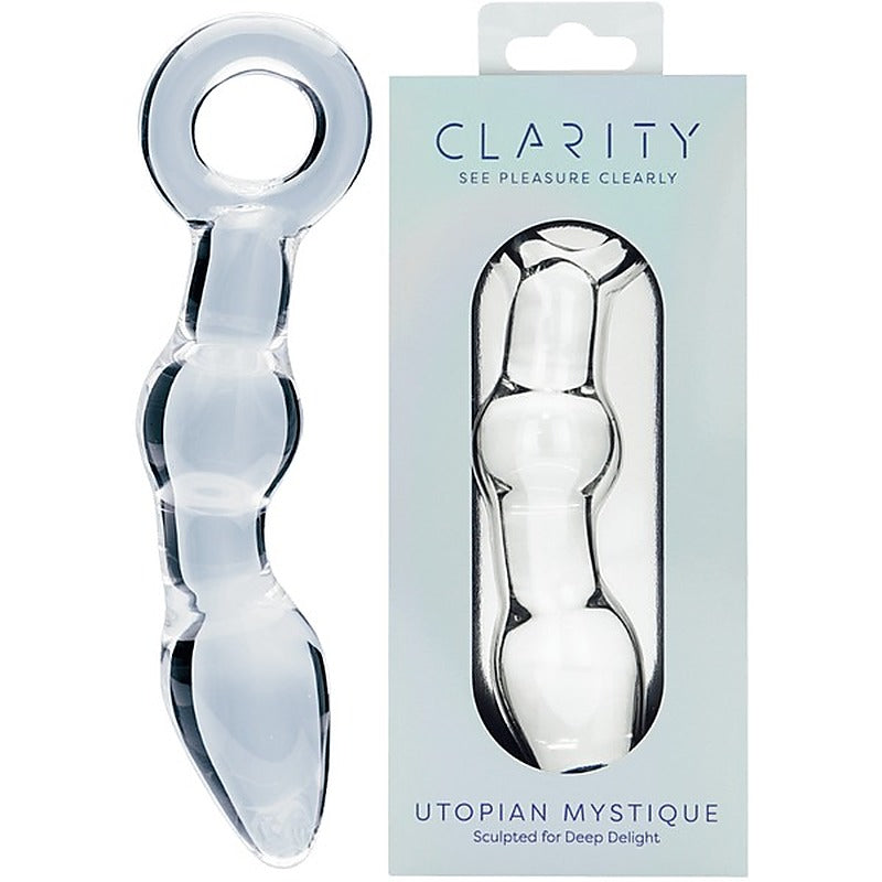 Creative Conceptions Utopian Mystique Glass Anal Dildo - Glass Sex Toys