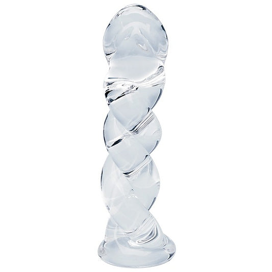 Creative Conceptions Seraphic Braid Glass Dildo - Glass Sex Toys