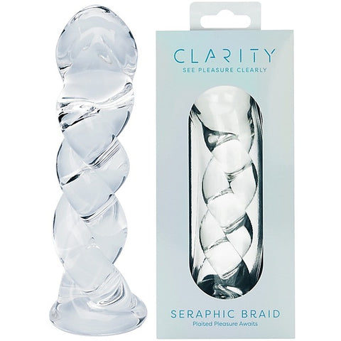 Creative Conceptions Seraphic Braid Glass Dildo - Glass Sex Toys