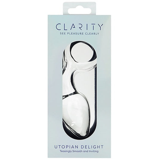 Creative Conceptions Utopian Delight Glass Anal Plug - Glass Sex Toys