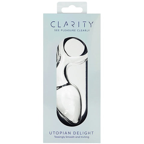 Utopian Delight Glass Anal Plug by Creative Conceptions - Glass Sex Toys
