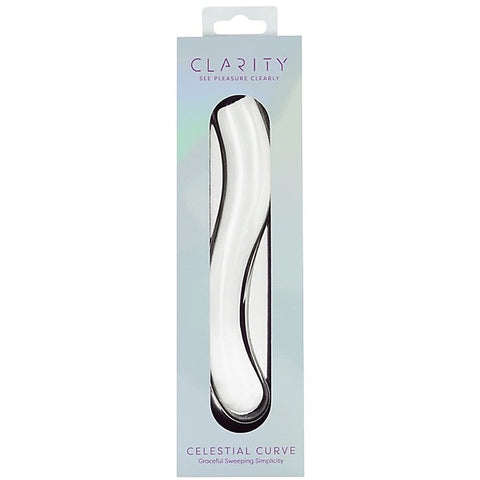 Creative Conceptions Celestial Curve Double Ender Glass Dildo - Glass Sex Toys