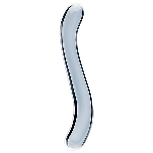 Creative Conceptions Celestial Curve Double Ender Glass Dildo - Glass Sex Toys