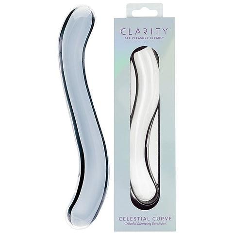 Creative Conceptions Celestial Curve Double Ender Glass Dildo - Glass Sex Toys