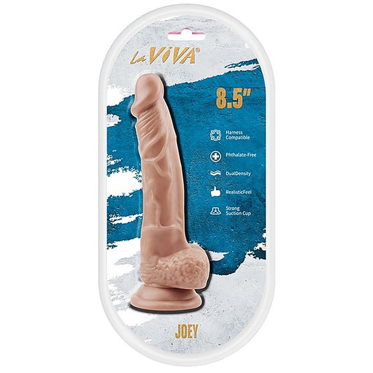 La Viva Joey 8.5 Inch Realistic Feel Dildo - Realistic Dildos