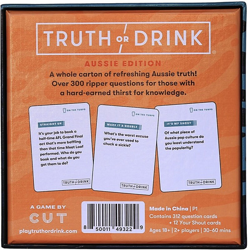 Truth or Drink On The Turps Aussie Edition - Sex Games, Coupons and Tricks
