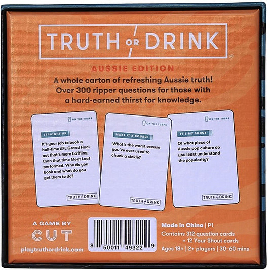Creative Conceptions Truth or Drink On The Turps Aussie Edition - Sex Games, Coupons and Tricks