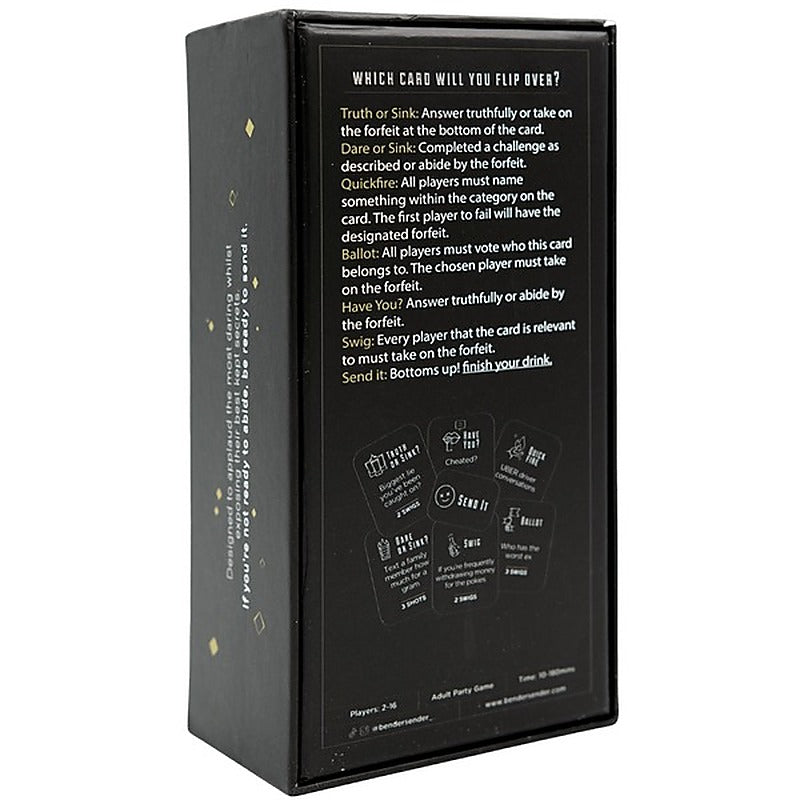 Bender Sender Adult Drinking Game by Creative Conceptions - Sex Games, Coupons and Tricks