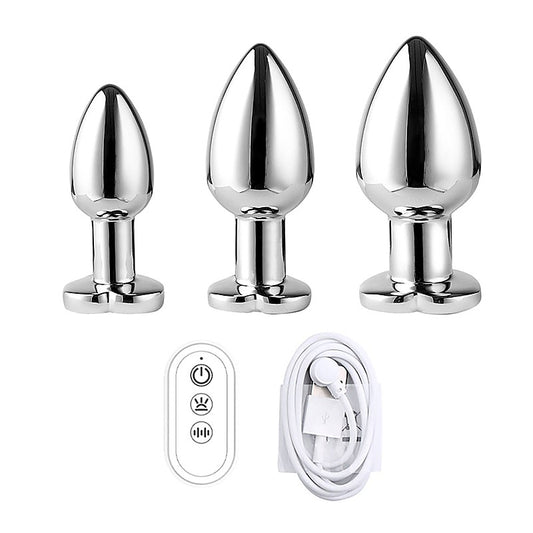 BDStyle App Controlled Light Up Rainbow LED Anal Plug - Butt Plugs