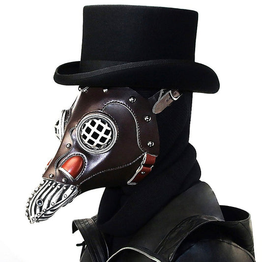 BDStyle Plague Doctor Gothic Bird Beak Bondage Mask - Masks And Blindfolds