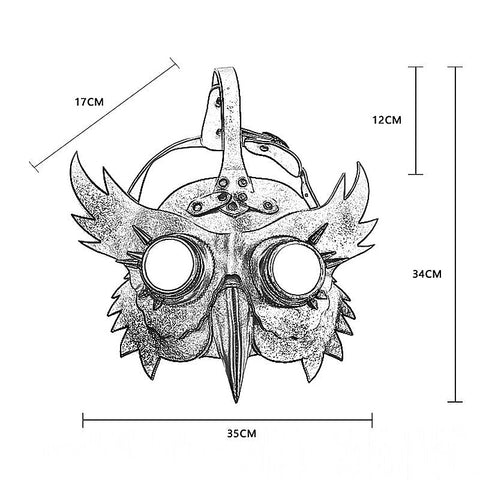 BDStyle Bird Beak Halloween Costume Props Mask - Masks And Blindfolds