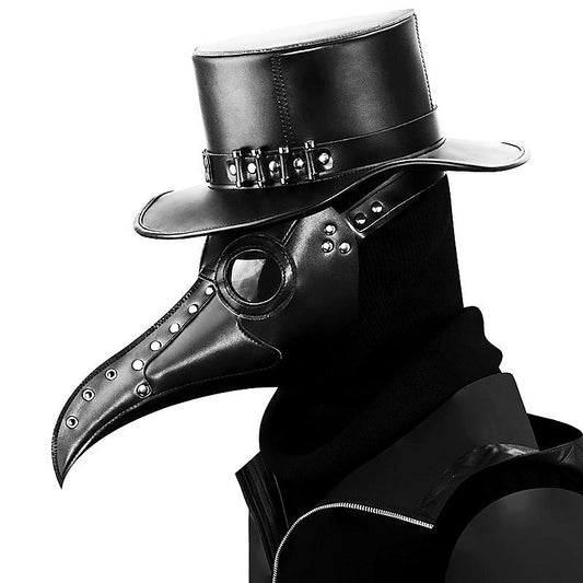 BDStyle Black Long Nose Beak Steampunk Bird Masks - Masks And Blindfolds