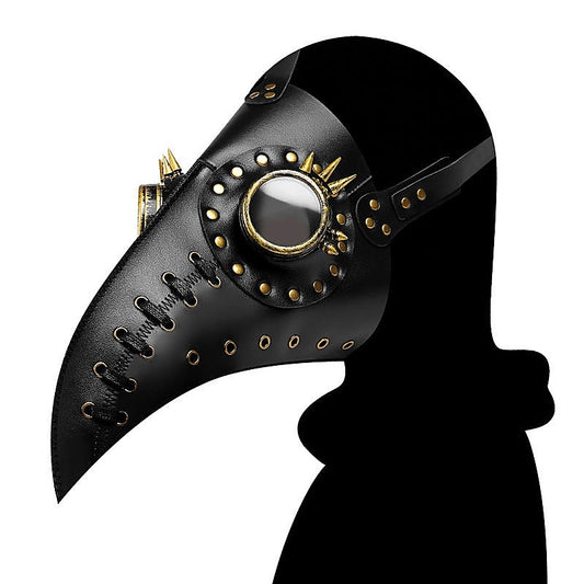 BDStyle Steampunk Stitch Rivets Beak Mask - Masks And Blindfolds